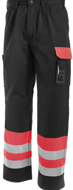 Housut Blåkläder Highvis 1584 punainen/musta