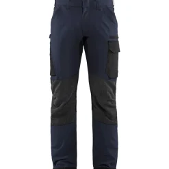 Housut Blåkläder 1422 Stretch tummansininen/musta
