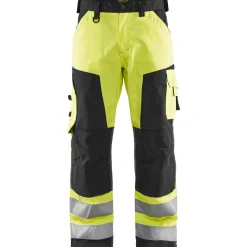 Huomiohousut Blåkläder 1566 Highvis huomiokeltainen/musta