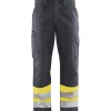 Huomiohousut Blåkläder 1564 Highvis harmaa/huomiokeltainen