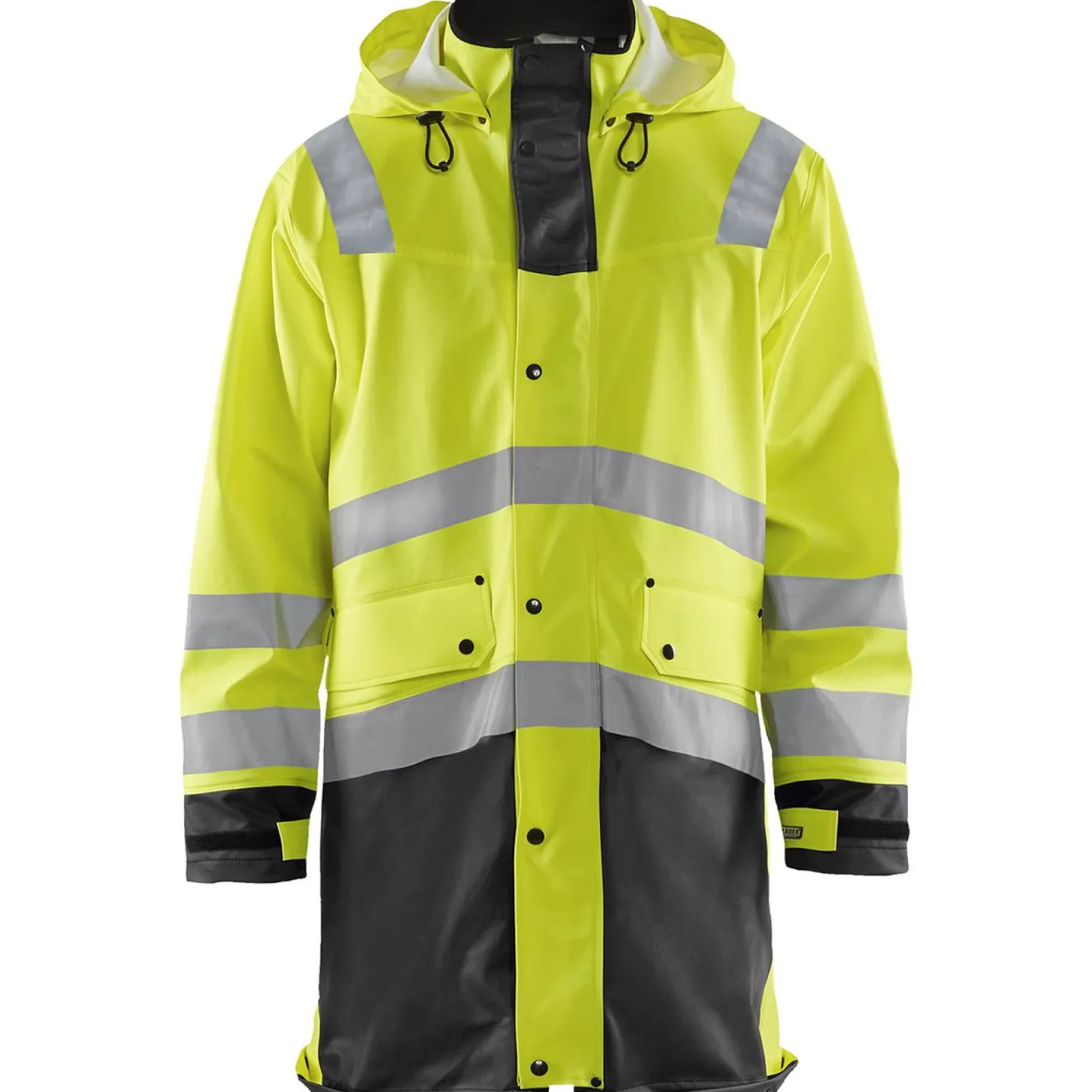 Huomiosadetakki Blåkläder 4326 Highvis huomiokeltainen/musta