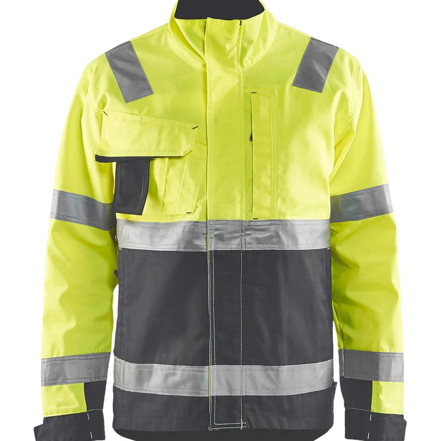 Huomiotakki Blåkläder 4064 Highvis huomiokeltainen/harmaa