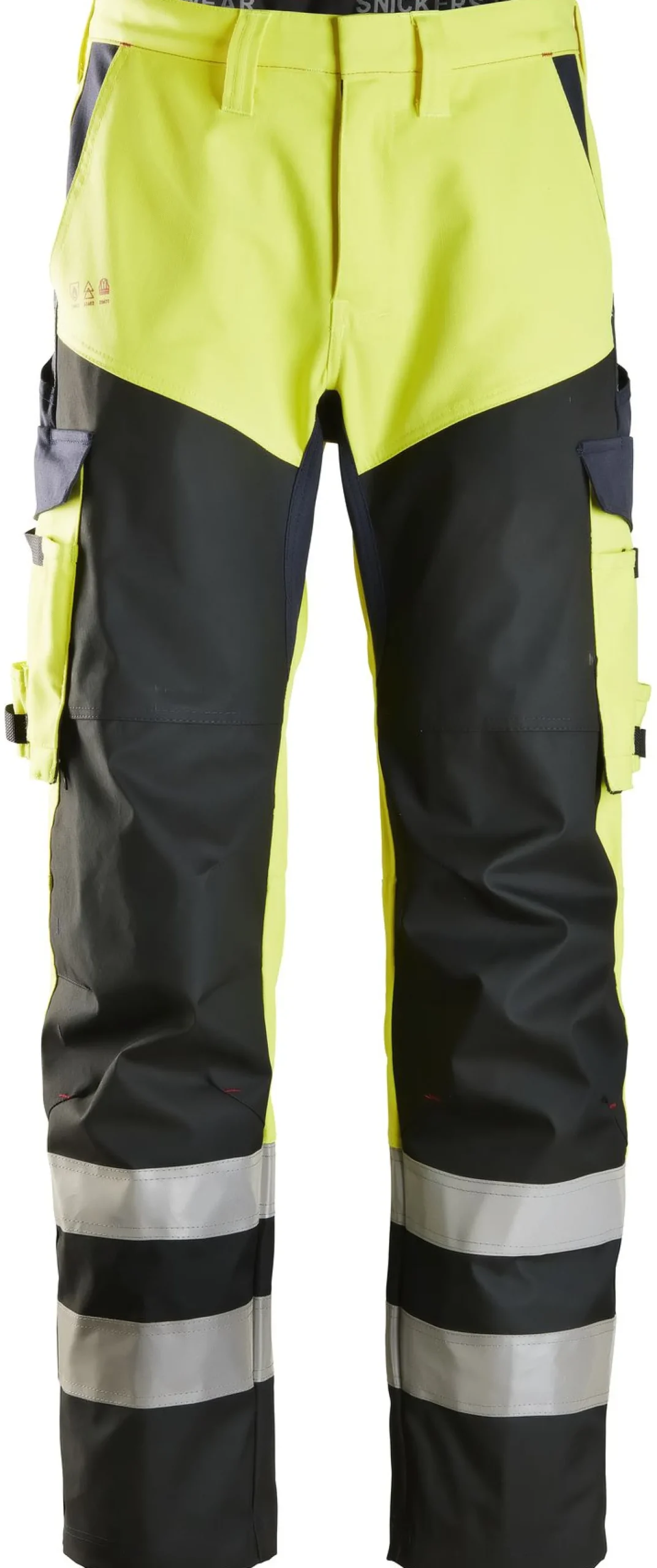 Huomiotyöhousut Snickers Workwear 6365 ProtecWork lk 1 reisivahvikkeilla