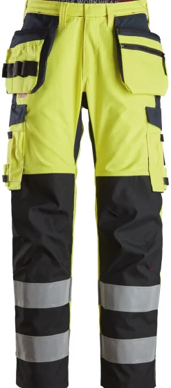 Huomiotyöhousut Snickers Workwear 6264 ProtecWork lk 2 säärivahvikkeilla