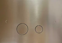 Huuhtelupainike Lavabo Luna, ruostumaton teräs