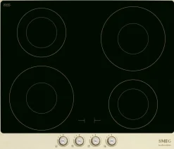 Induktioliesitaso Smeg SI764POM, 59.6cm, musta