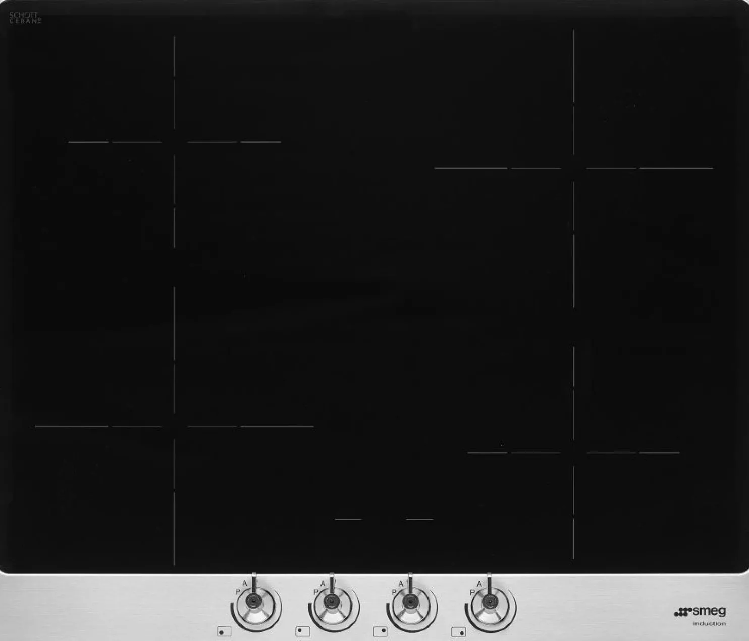 Induktiotaso Smeg SI364FXM 60cm teräs