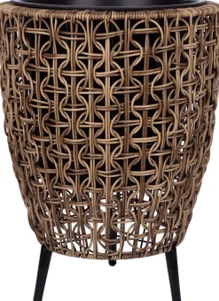 Istutuslaatikko Home4You WICKER 38x38xK54 cm, eri värejä