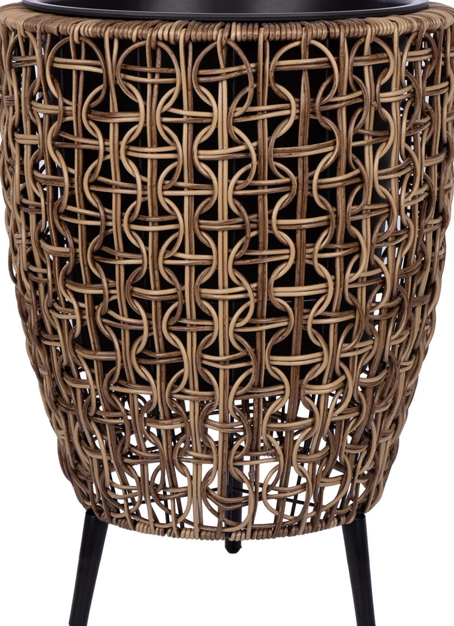 Istutuslaatikko Home4You WICKER 38x38xK54 cm, eri värejä