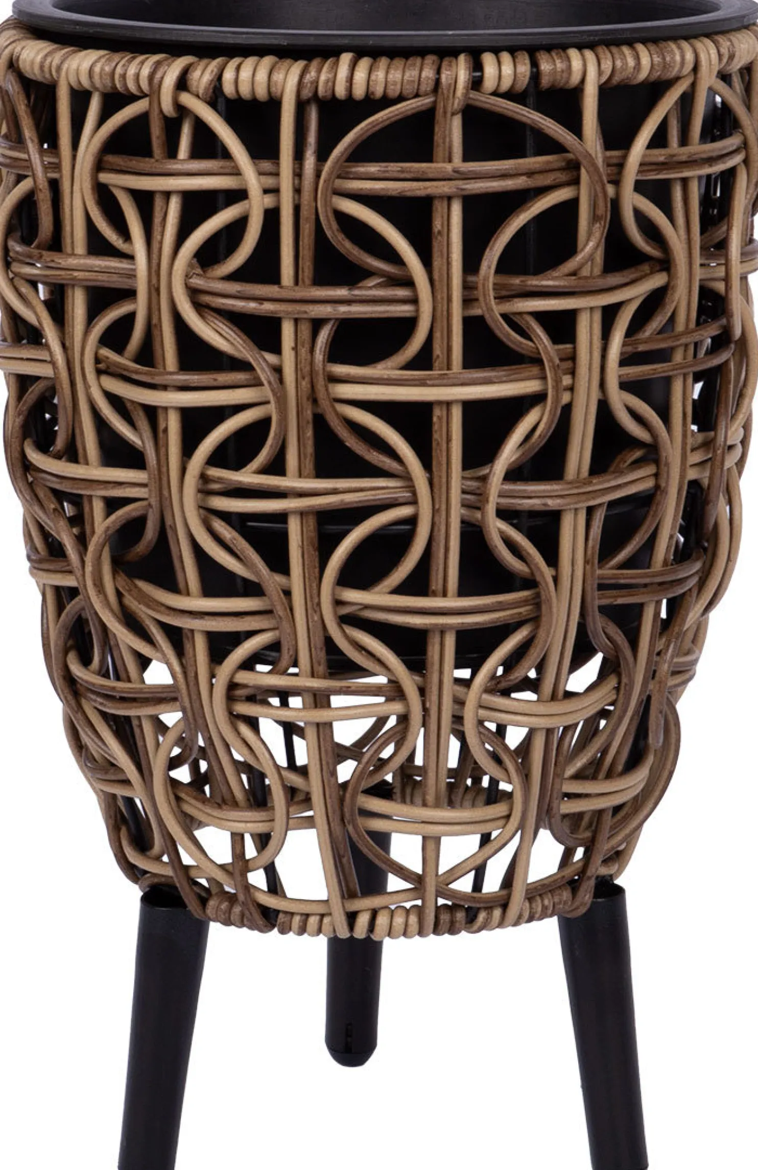 Istutuslaatikko Home4You WICKER 21x21xK32 cm, eri värejä