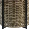 Istutuslaatikko Home4You WICKER jalustalla Ø39xK45 cm, vaaleanruskea