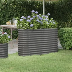 Istutuslaatikko, terästä, eri kokoja ja värejä