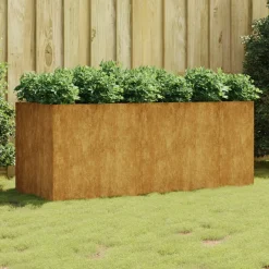 Istutuslaatikko 200x80x80 cm corten-teräs