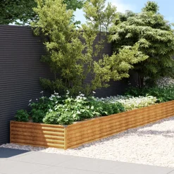 Istutuslaatikko 960x100x36 cm corten-teräs