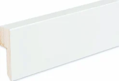 Jalkalista Siparila Kiille 20x70x3600 mm johtouralla puhtaanvalkoinen 4 kpl/pak