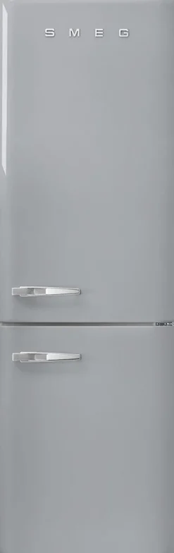 Jenkkikaappi Smeg Retro FAB32RSV5, 60.1cm, 234/97 l, hopea, oikea