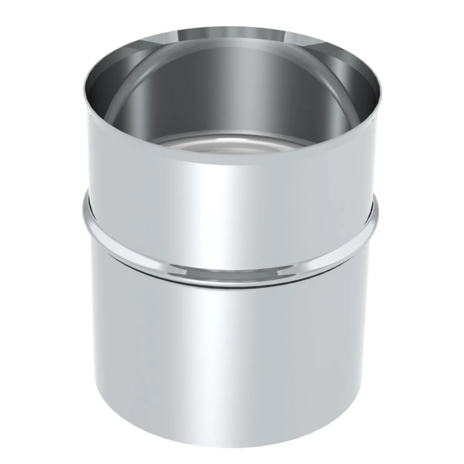 Jeremias muurausliitin tiivisteellä, Ø115 mm, rst