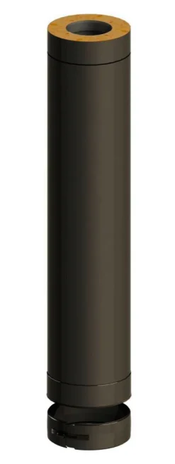 Jeremias Saunan Piippu ECO, 1000 mm jatko-osa Ø115 mm, musta