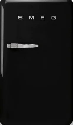 Jääkaappi pakastelokerolla Smeg FAB10RBL6, 54.5cm, 105/17 l, musta