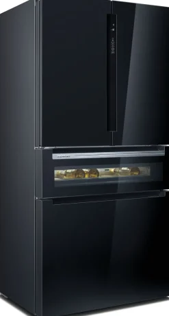 Jääkaappipakastin Siemens iQ700 French Door KF96RSBEA, 90.5cm, 401/171 l, musta