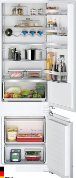 Jääkaappipakastin Siemens iQ300 KI87VVFE1, 54cm, 200/70 l, integroitava