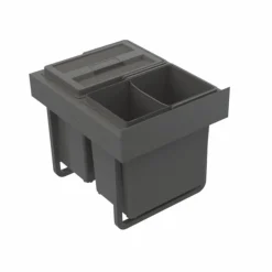 Jätelajitteluvaunu IMA Select Base 2x13L tummanharmaa