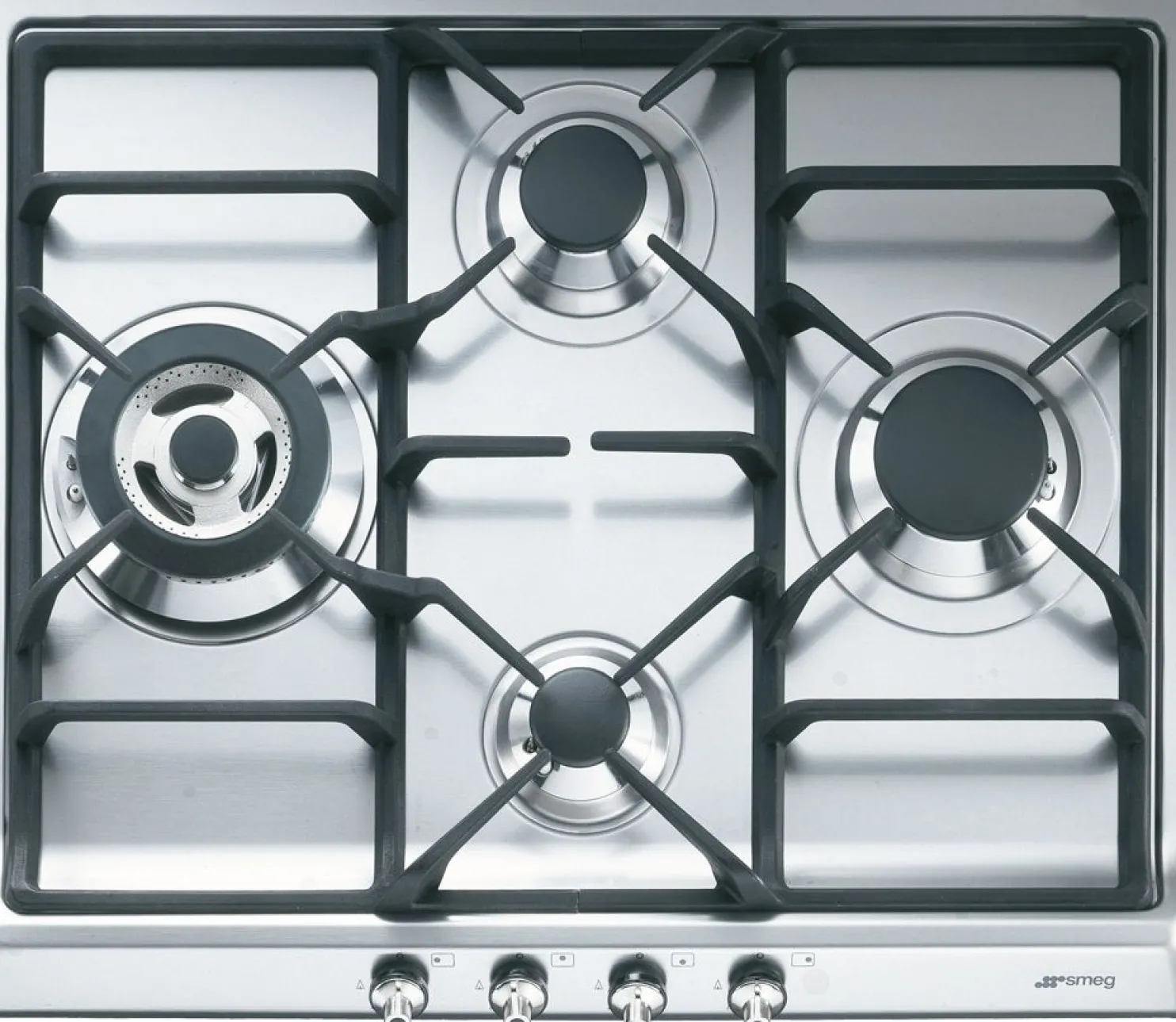 Kaasuliesitaso Smeg SER60SGH3, 60cm, teräs