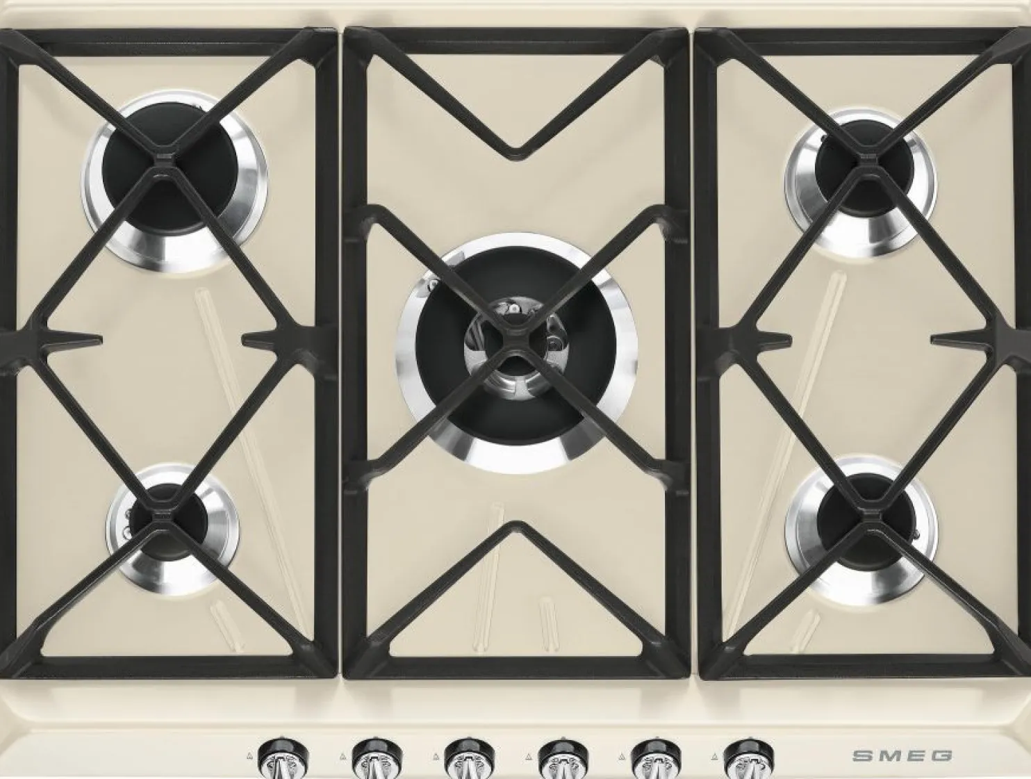 Kaasuliesitaso Smeg SR975PGH 68.5cm kerma