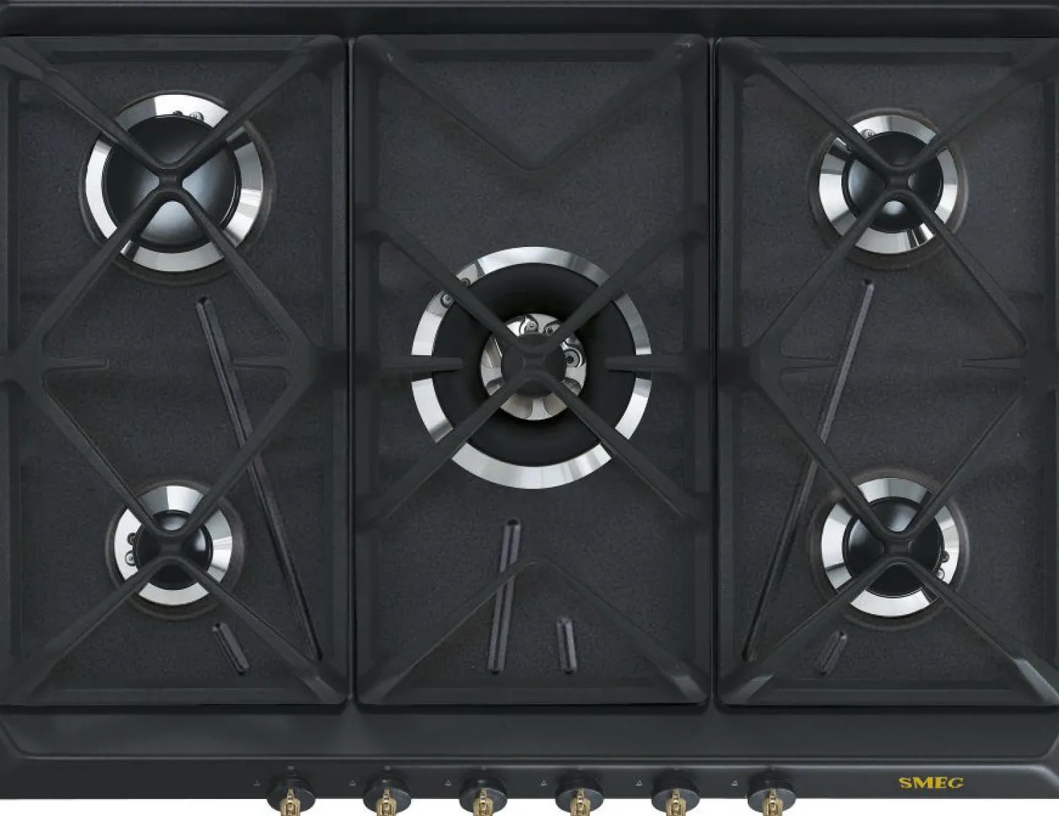 Kaasuliesitaso Smeg SRV876AOGH 68.5cm antrasiitti
