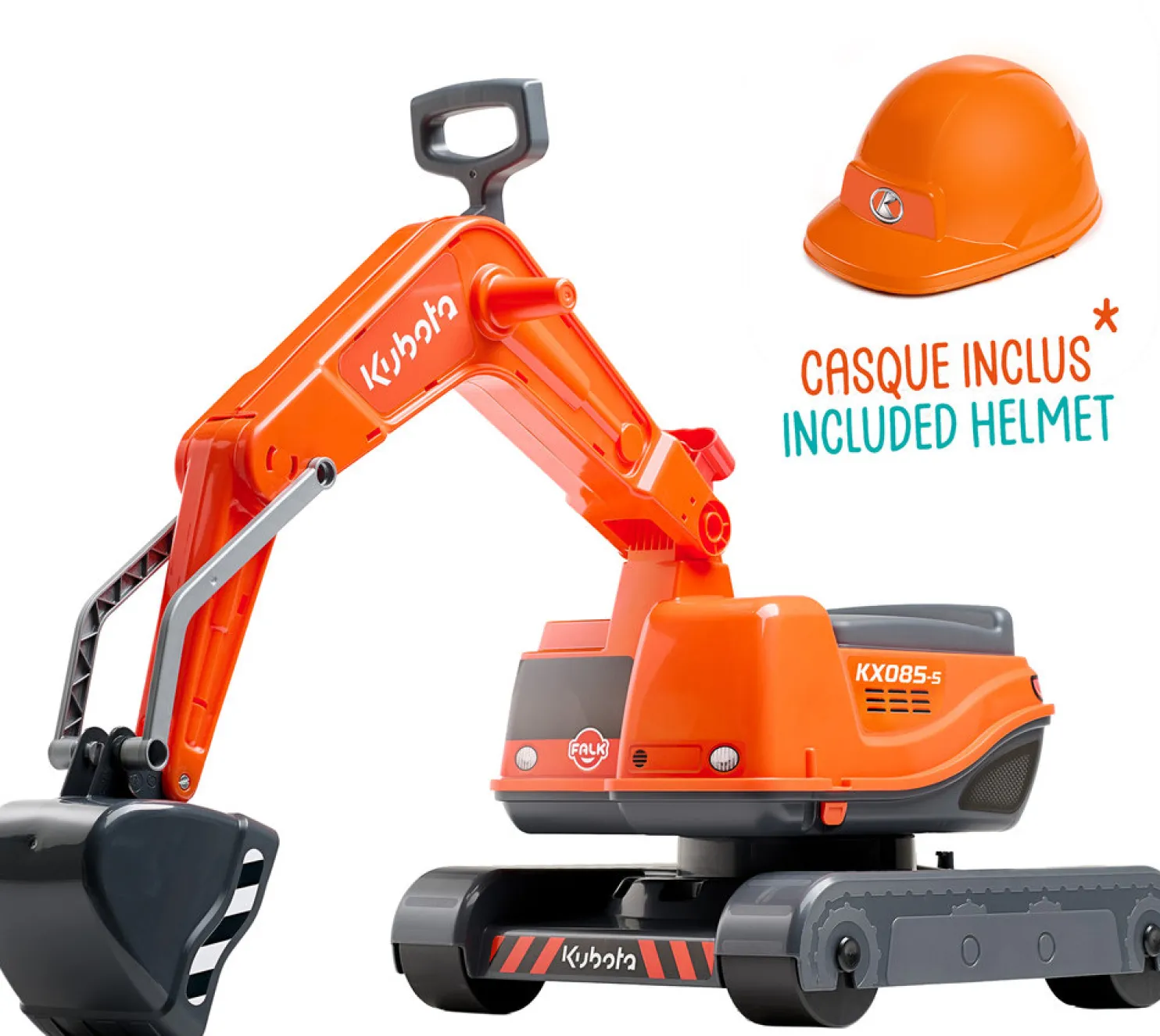 Kaivinkone sis. kypärän Kubota Falk, 670x850x380 mm oranssi muovi