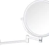 Kaksipuoleinen meikkipeili Bemeta White, Ø 200 mm, valkoinen