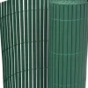 Kaksipuolinen puutarha-aita PVC 150x500cm vihreä