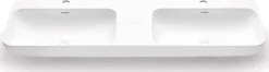 Kaksoispesuallas Bathco Bari, 1200x400mm, valkoinen