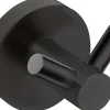 Kaksoispyyhekoukku Bemeta Dark, 55x50x55 mm, musta
