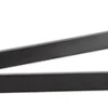 Kaksoispyyheteline Bemeta Organic Black, 445 mm, kääntyvä, musta