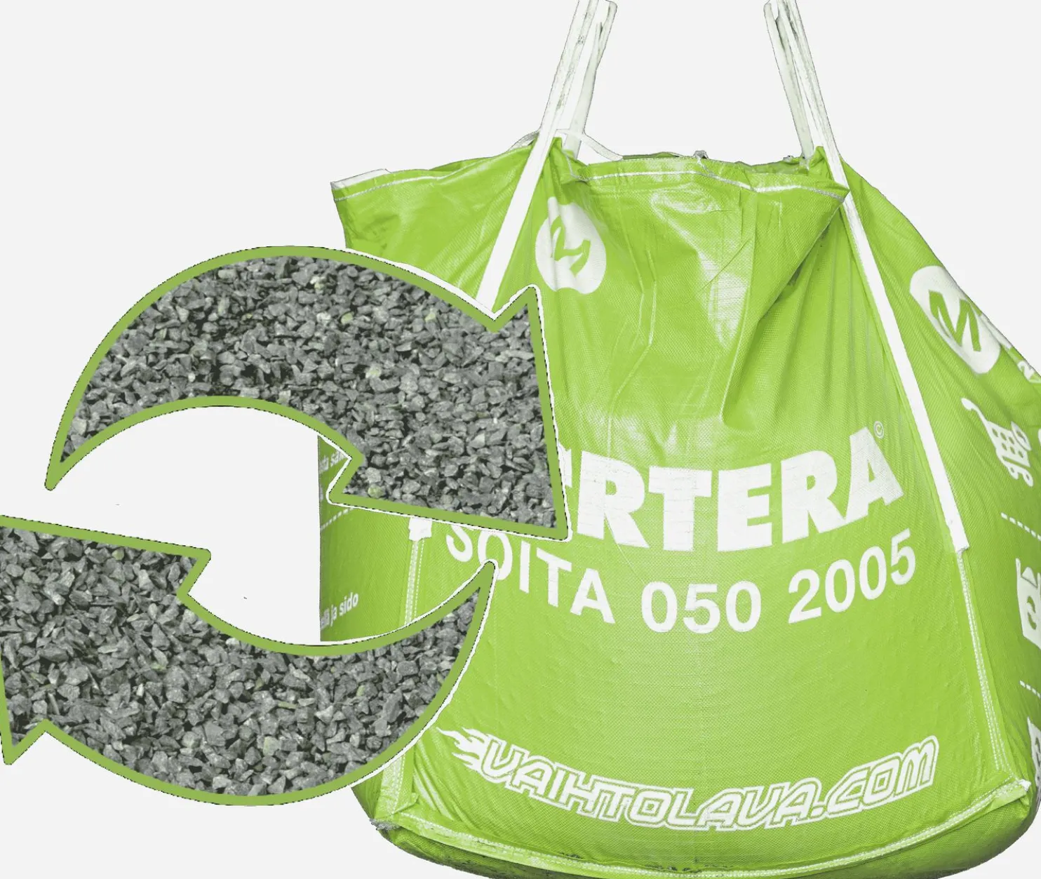 Kalliomurske Sortera Suursäkki M, 0-11mm, 1000 kg