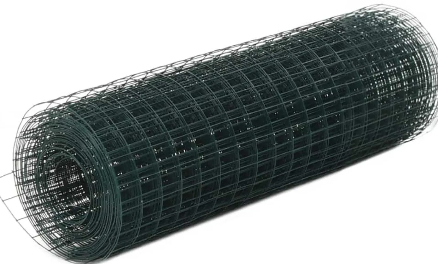 Kanaverkko 16x16mm galvanoitu teräs 10x0.5m vihreä