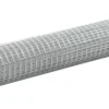 Kanaverkko 19x19mm galvanoitu teräs 10x1.5m hopea
