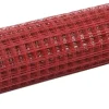 Kanaverkko 19x19mm galvanoitu teräs 25x0.5m punainen