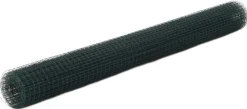 Kanaverkko 19x19mm galvanoitu teräs 25x1.5m vihreä