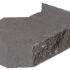 Kansikivi kulmaan HB-Betoni vasen 364x215x100 mm musta
