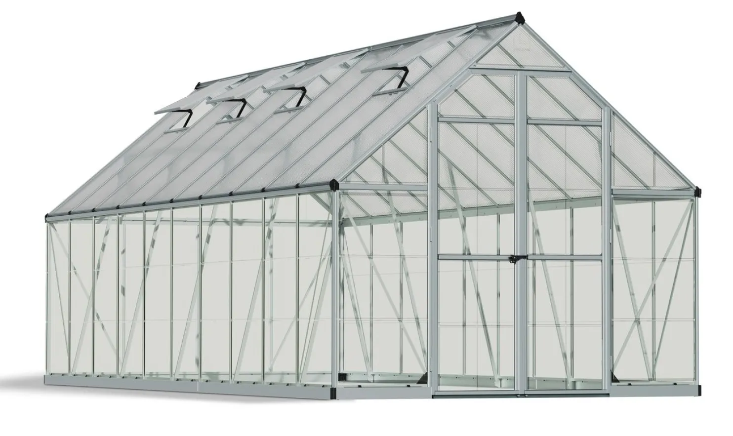 Kasvihuone Palram-Canopia Balance, 14.8m², 8x20ft, eri värejä