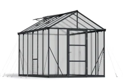 Kasvihuone Palram-Canopia Glory 8,9 m² 8x12 ft harmaa