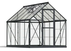 Kasvihuone Palram-Canopia Hybrid 5,7 m² 6x10 ft harmaa