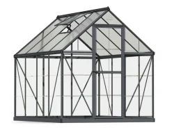 Kasvihuone Palram-Canopia Hybrid 4,6 m² 6x8 ft harmaa