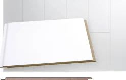 Kattopaneeli Maler Smart D2D STP-0, 6x160x2070mm, MDF, ympäripontattu, valkoinen