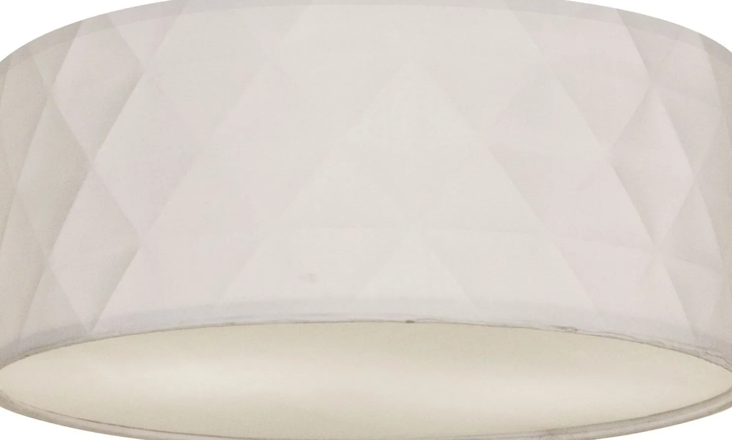 Kattoplafondi Aneta Lighting Bendir ø 38 cm valkoinen kohokuvio