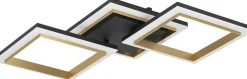 Kattovalaisin Eglo Calliera LED 59.5x31cm musta/messinki