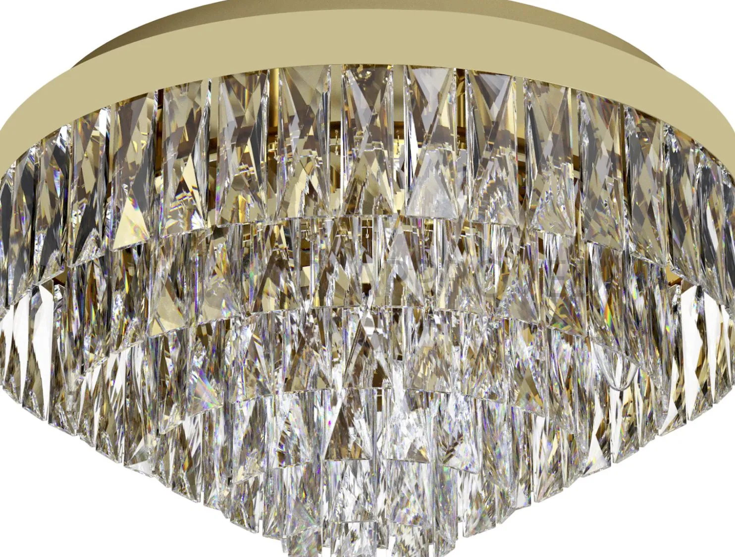 Kattovalaisin Eglo Crystal&Design Valparaiso Ø480 mm kulta