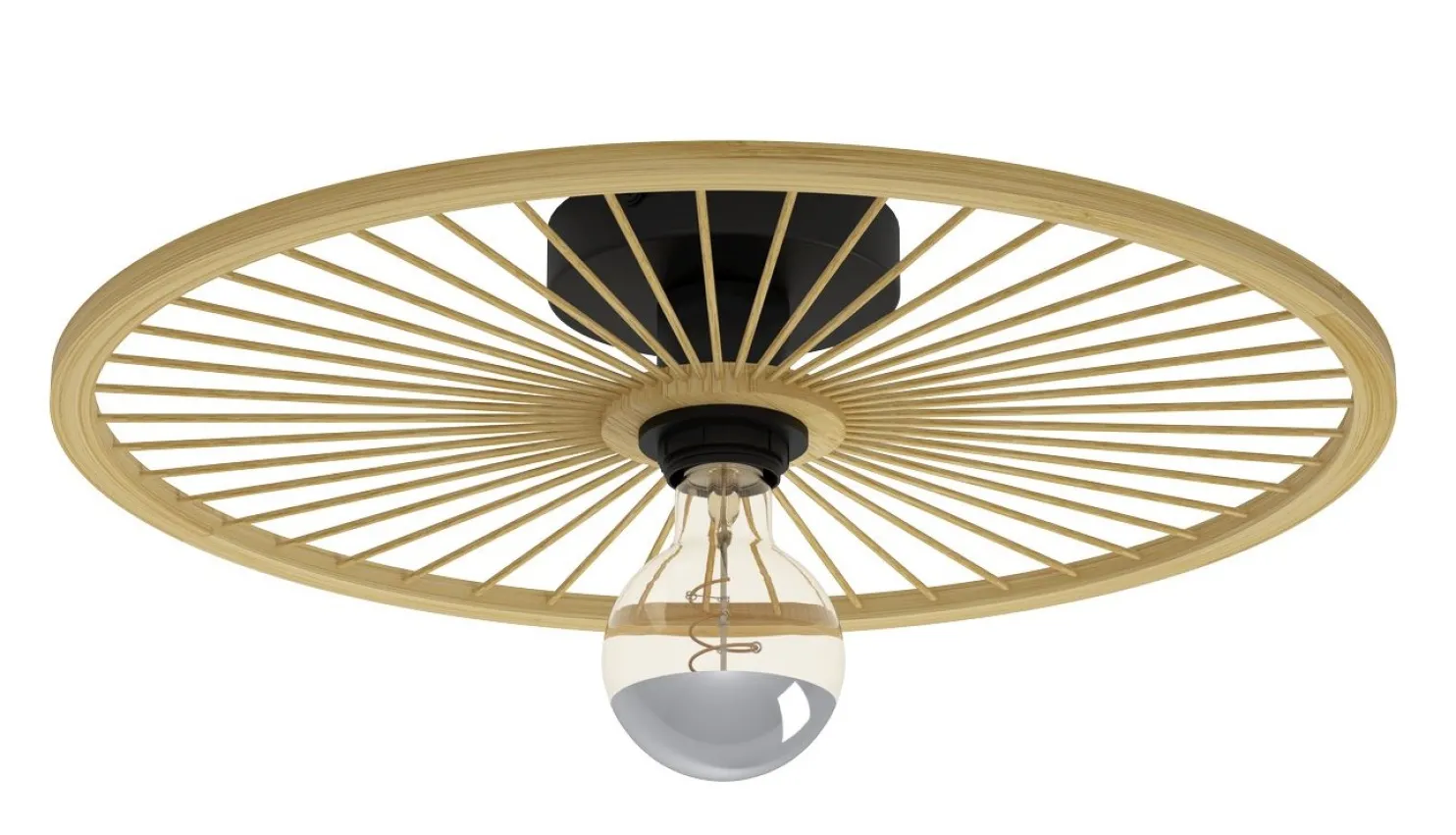 Kattovalaisin Eglo Leominster, Ø45cm, E27, 40W, IP20, bambu